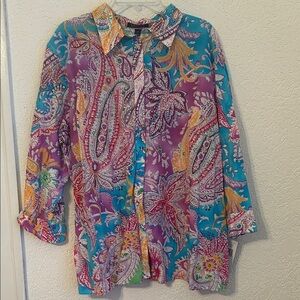 Ralph Lauren Multicolor Paisley Shirt